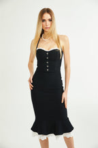 Delphine dantel maksi elbise