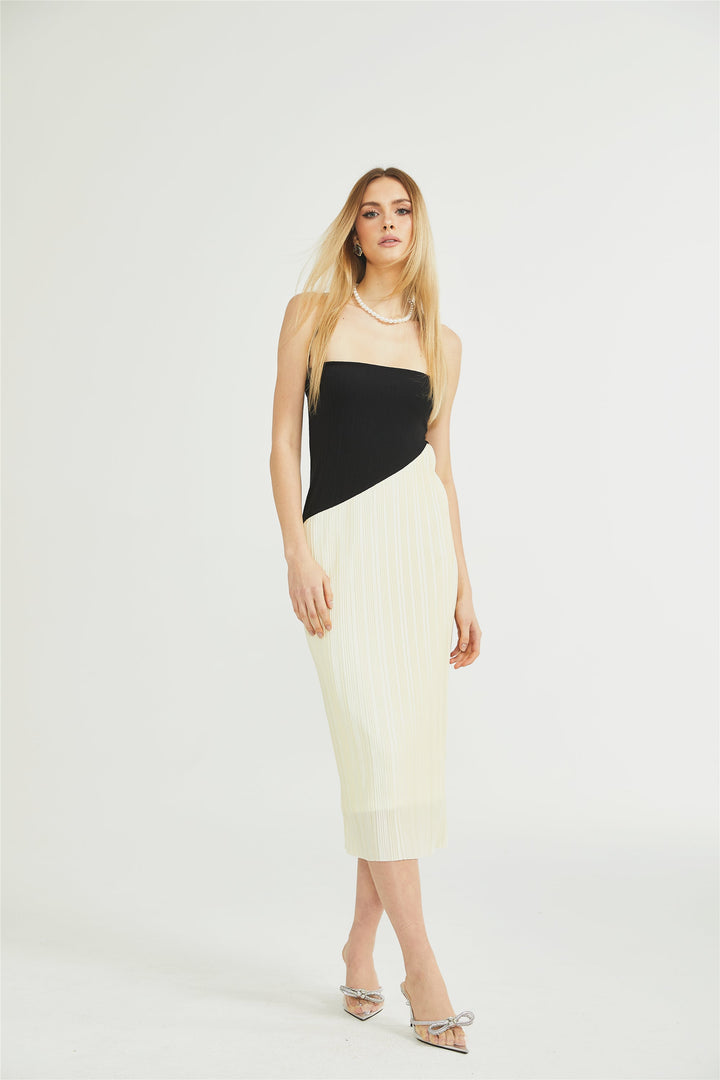 Giverny fit midi elbise
