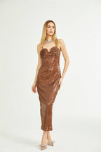 Éléonore payet midi elbise