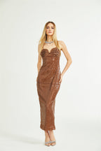 Éléonore payet midi elbise