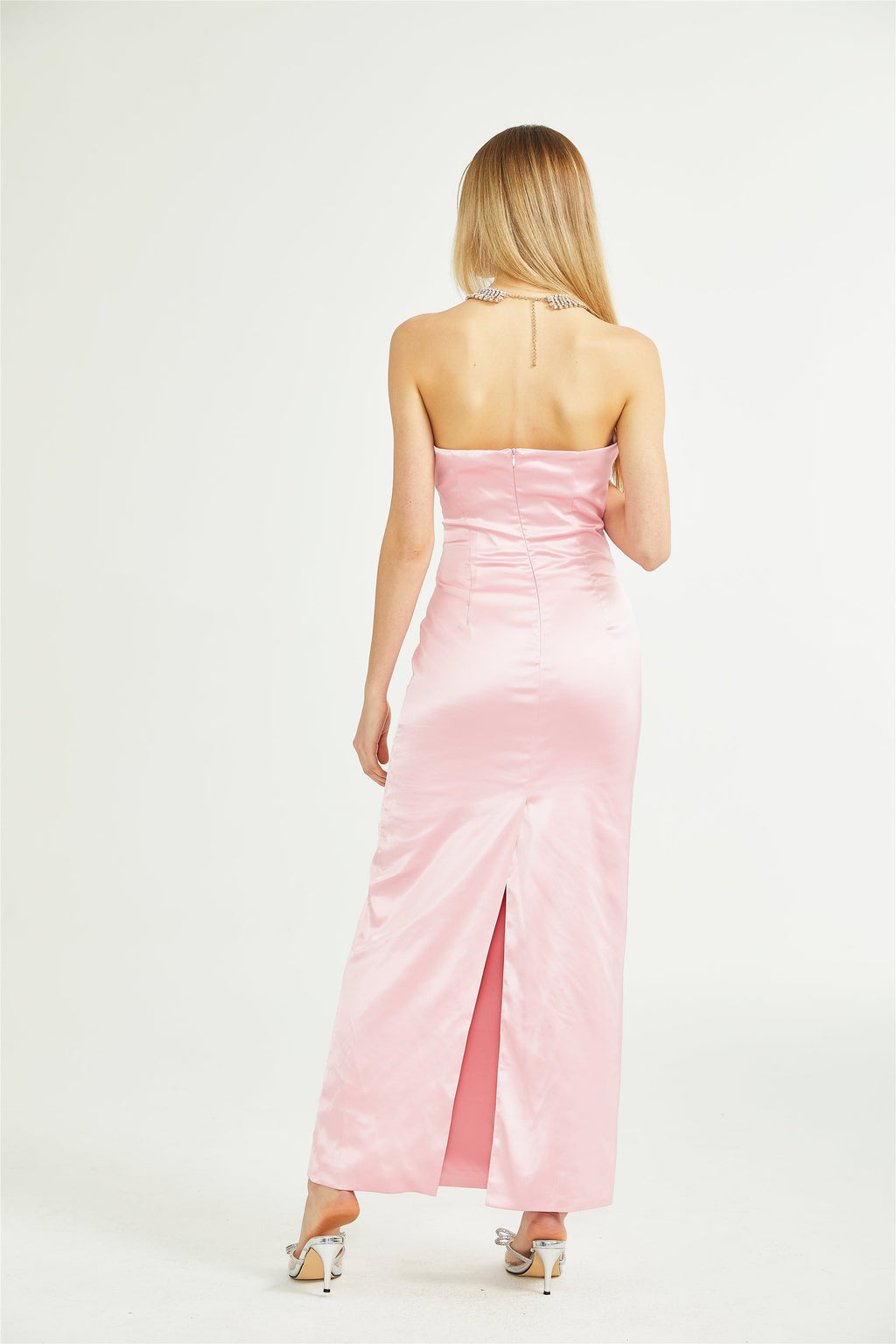 koriga kristal midi elbise