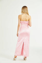 koriga kristal midi elbise