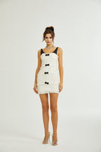 Cyrielle fiyonk mini elbise