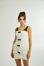 Cyrielle fiyonk mini elbise