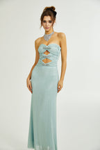 Sebille fiyonk maksi elbise