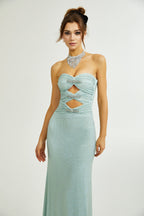 Sebille fiyonk maksi elbise