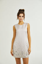 Raquel süslemeli mini elbise