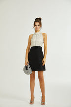 Fionula süslenmiş mini elbise