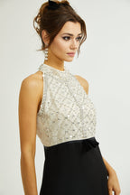 Fionula süslenmiş mini elbise