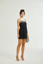 Octavia süslemeli mini elbise