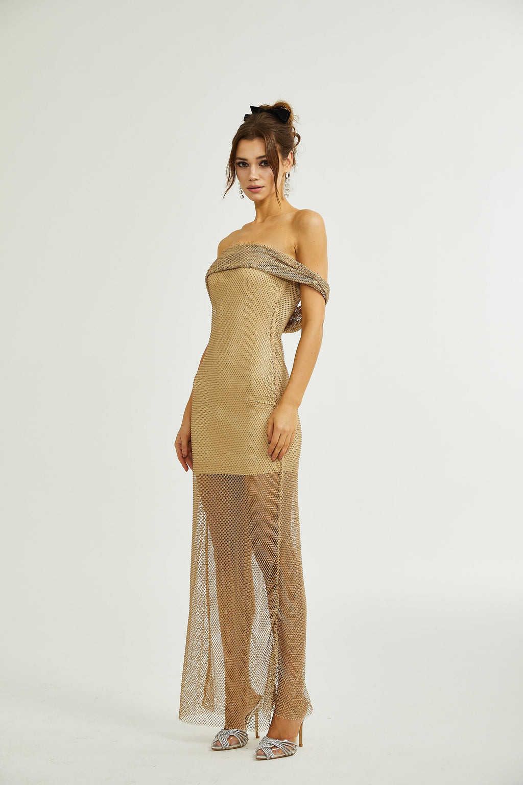 Lourdes maksi elbise