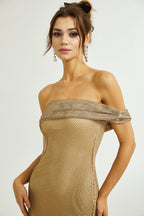 Lourdes maksi elbise