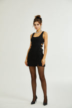 Liane dekolte mini elbise