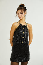 Jadore payet mini elbise