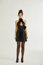 Honorine kesim mini elbise