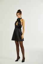 Honorine kesim mini elbise