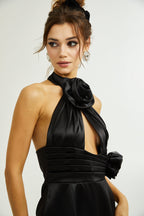 Honorine kesim mini elbise