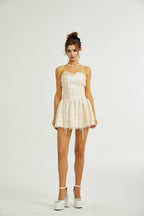 Gisèle çiçek mini elbise