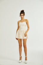 Gisèle çiçek mini elbise