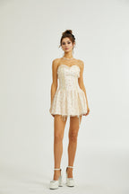 Gisèle çiçek mini elbise