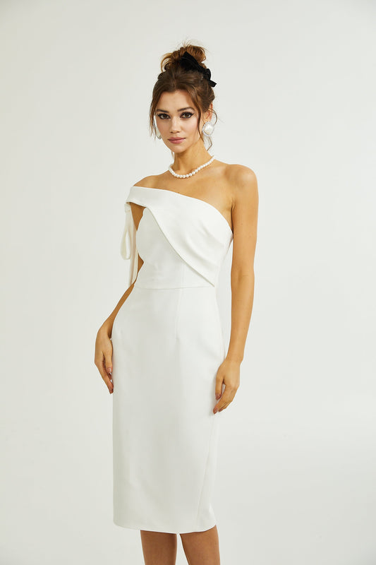 Nadine midi elbise