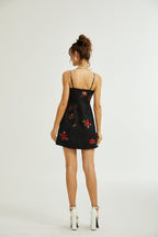 Jovanna çiçek mini elbise