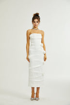 Céleste çiçek maksi elbise