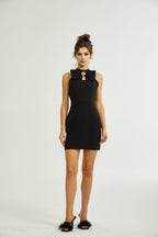 Lanetta fiyonk mini elbise