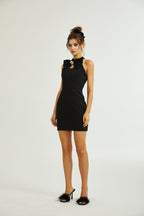 Lanetta fiyonk mini elbise