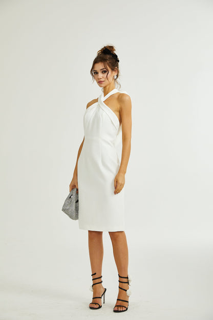 Azzurra midi elbise
