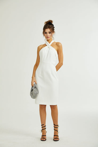 Azzurra midi elbise