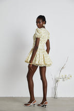 Liane çiçek mini elbise