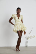 Liane çiçek mini elbise