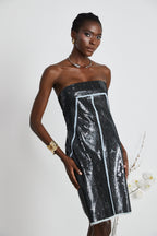 Gisèle bandeau mini elbise