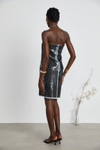 Gisèle bandeau mini elbise