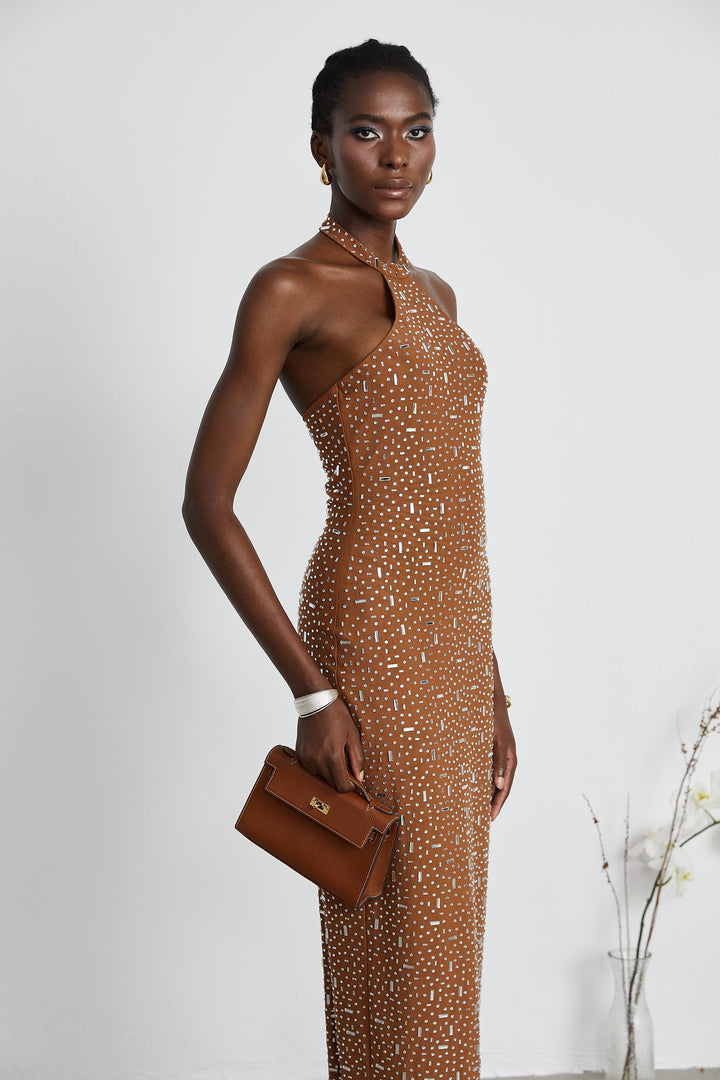 Désirée bodycon maksi elbise