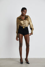 Joan gömlek mini elbise