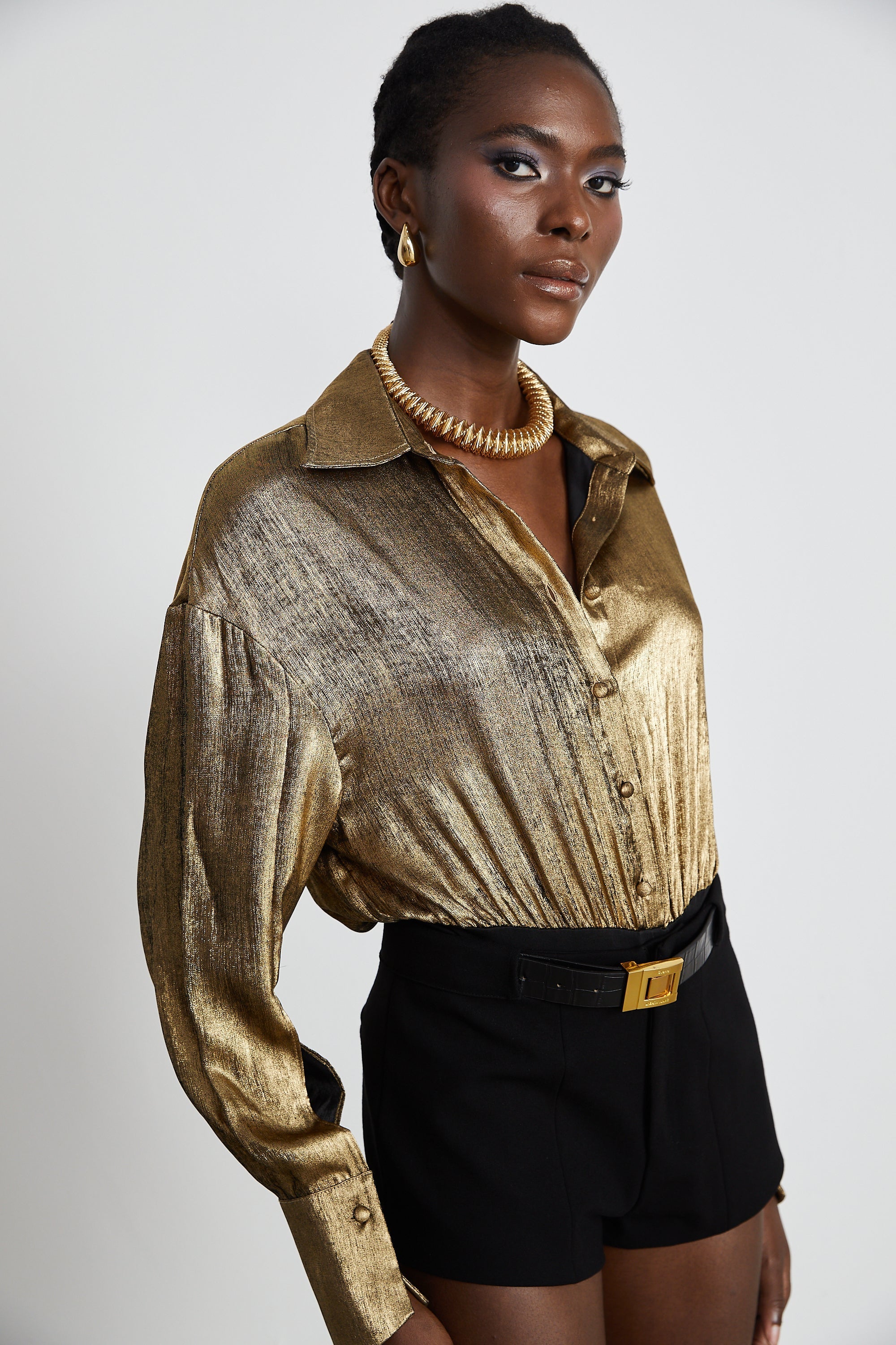 Joan gömlek mini elbise