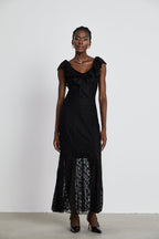 Roseline dantel maksi elbise