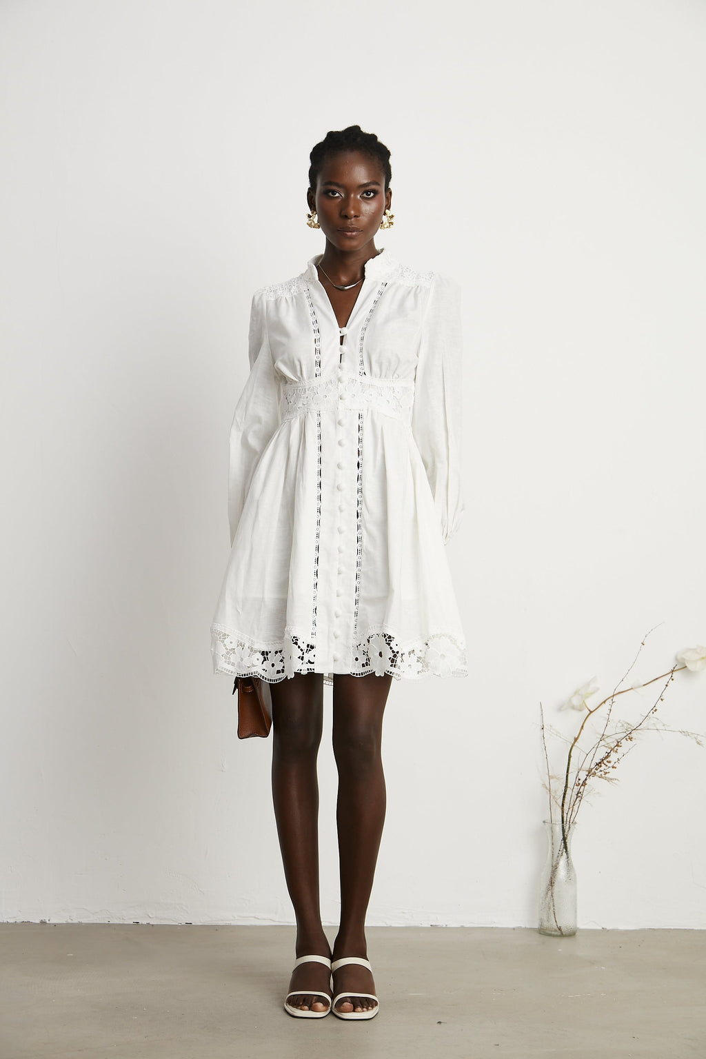 Margaux dantel mini elbise