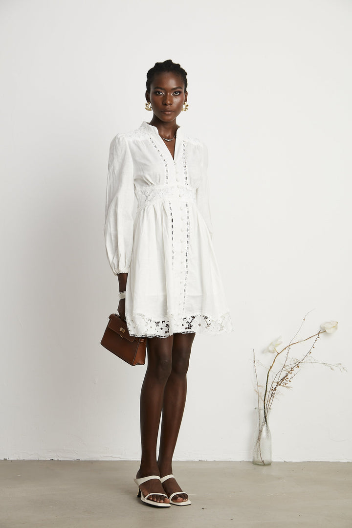 Margaux dantel mini elbise