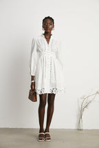 Margaux dantel mini elbise