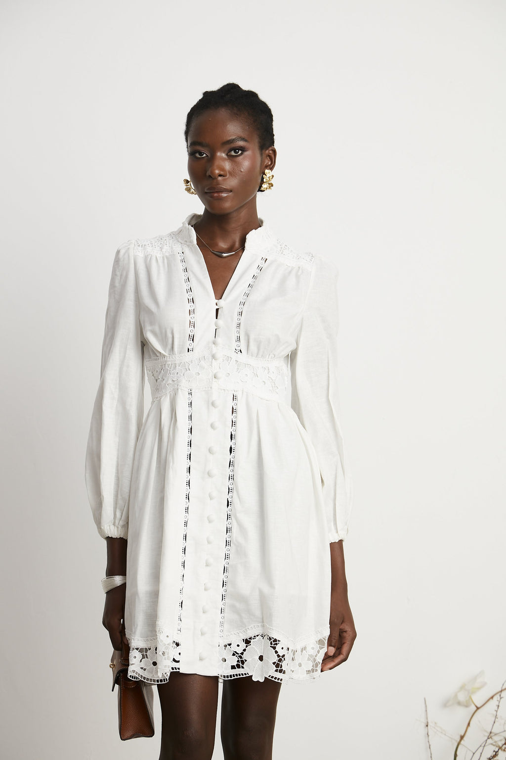 Margaux dantel mini elbise