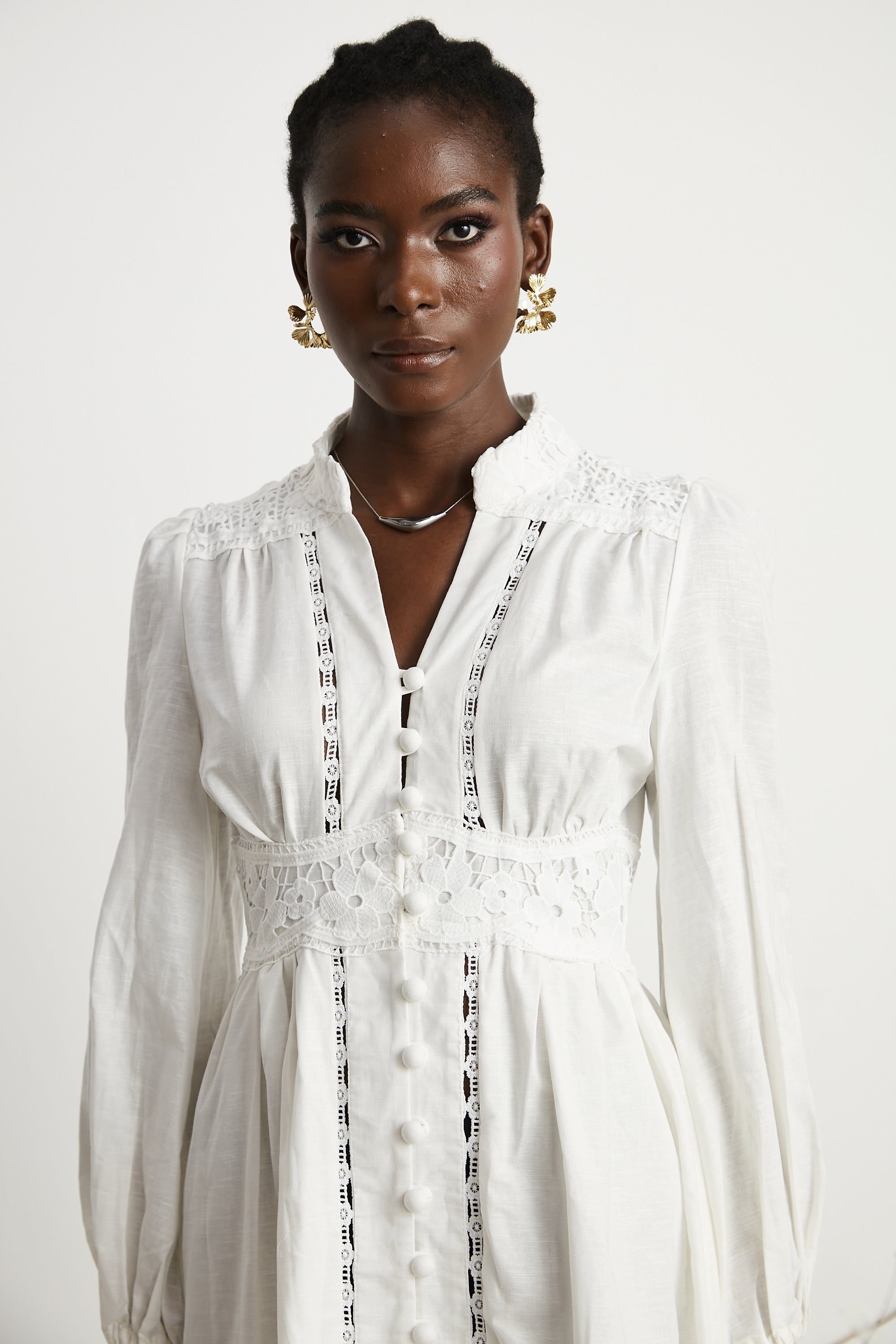 Margaux dantel mini elbise