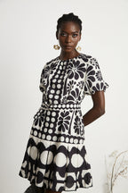 Émeline kuşak mini elbise