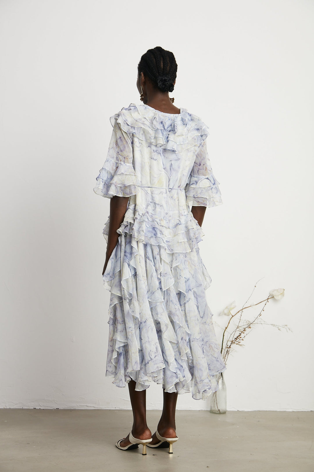 Ellica midi elbise