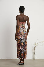 Thérèse payetli midi elbise