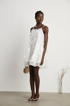 Suzette kristal mini elbise