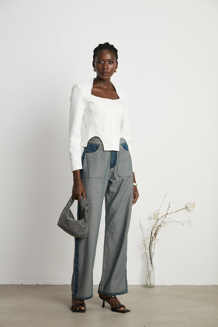 Greoa panel kot pantolon