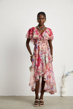 Caroline midi elbise